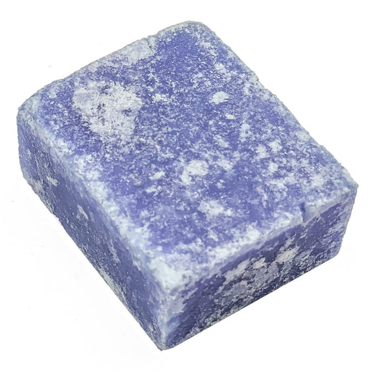 Violetter Duftblock mit weißen Partikeln 